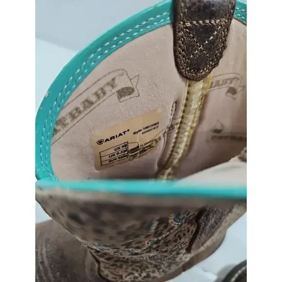 Ariat ~Woman Size 9B~ Brown Fatbaby Heritage Western Boots. - Picture 11 of 16